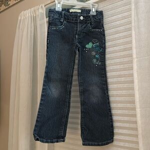 VINTAGE Kids Peace Sign Jeans